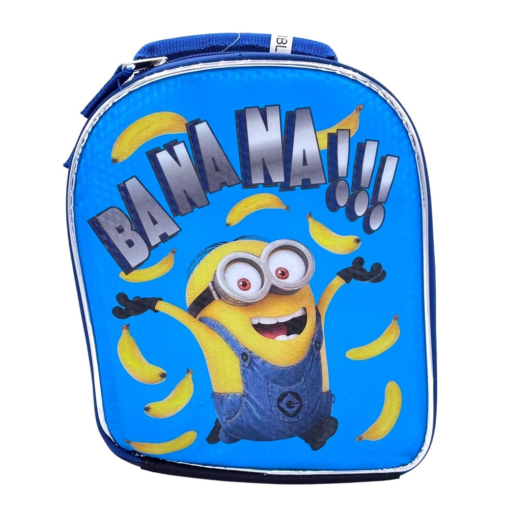 Despicable Me Minions‎ Banana Kids Lunch Bag Blue Insulated